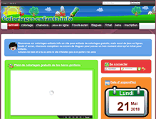Tablet Screenshot of coloriages-enfants.info