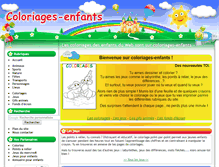 Tablet Screenshot of coloriages-enfants.com